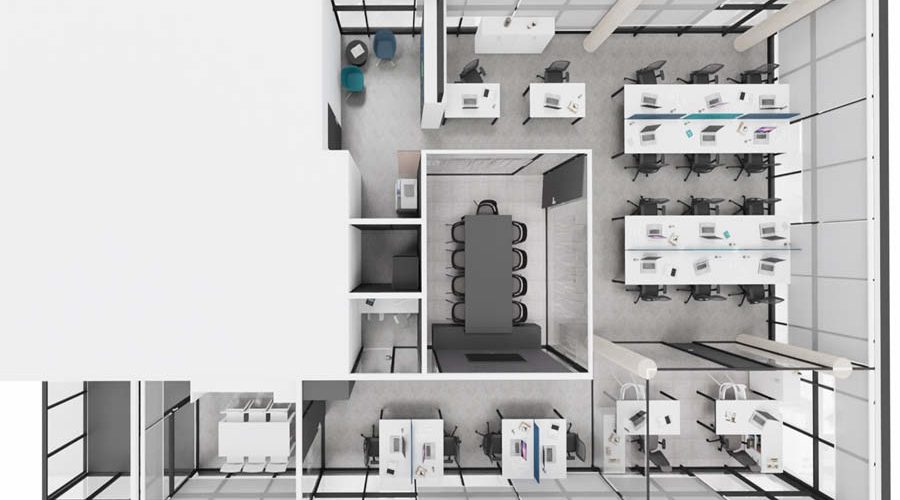 Propuesta de diseño de proyecto de reforma de oficina en Madrid