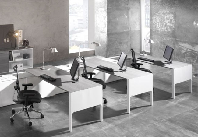 Muebles blancos para tu oficina - Solida Equipamiento Integral
